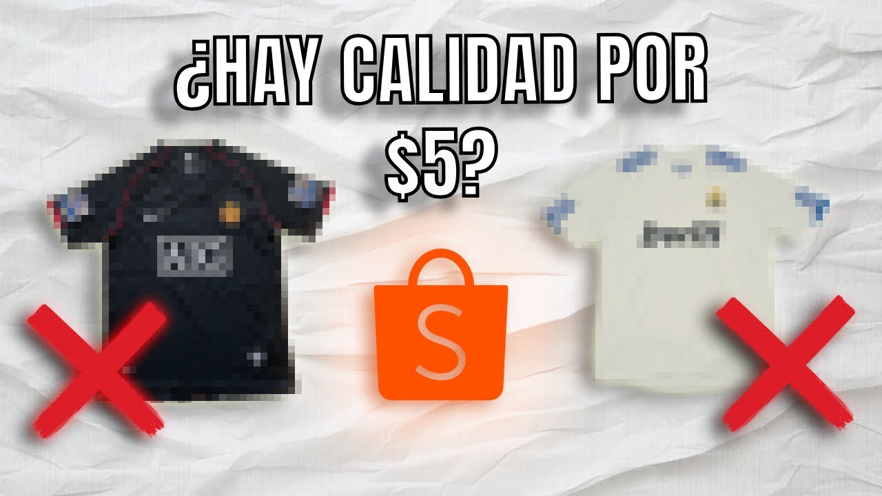 Compré Camisetas de $5 en Shopee
