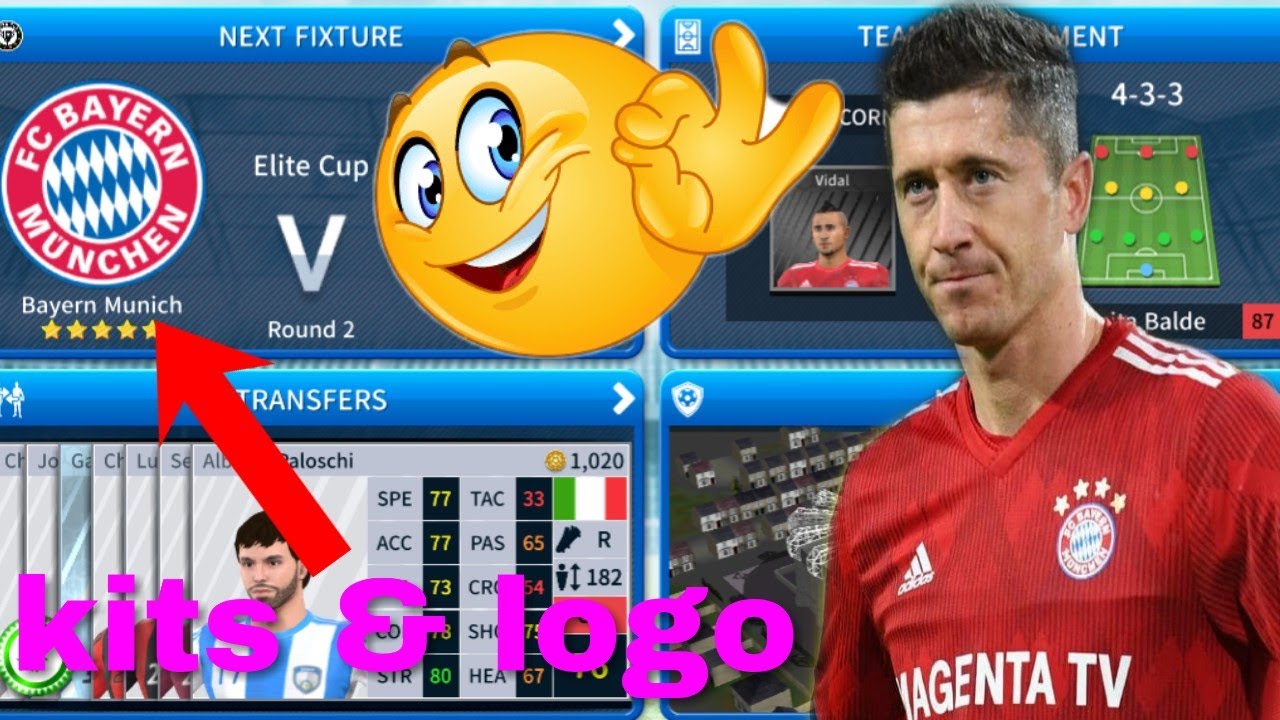 How To Create Bayern Munich Team Kits & Logo | Dream League Soccer 2019