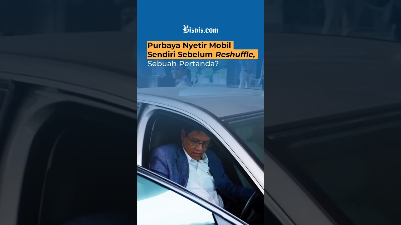 Purbaya Nyetir Mobil Sendiri Sebelum Reshuffle, Sebuah Pertanda?