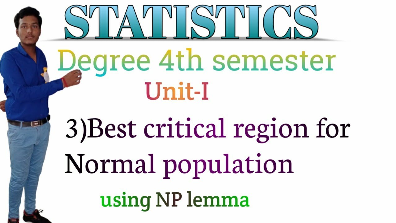 Best Critical Region for Normal Population by using NP lemma