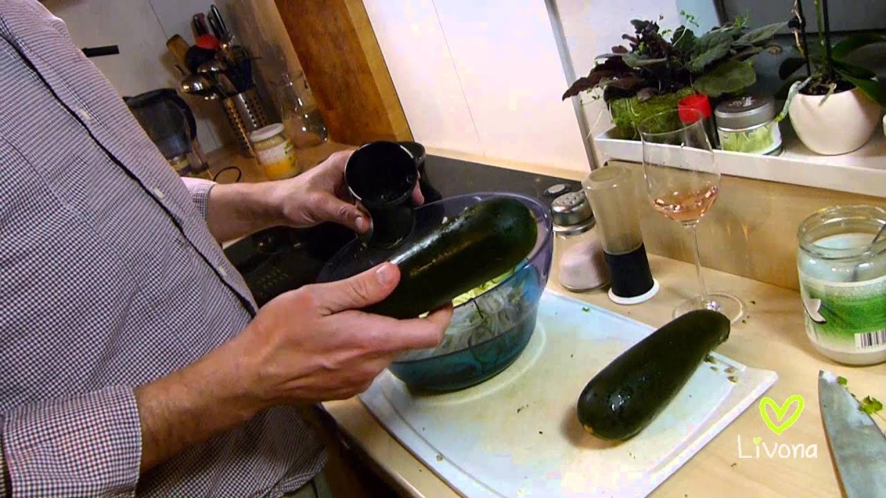 Vegan Kochen - Zucchini-Spaghetti-Carbonara