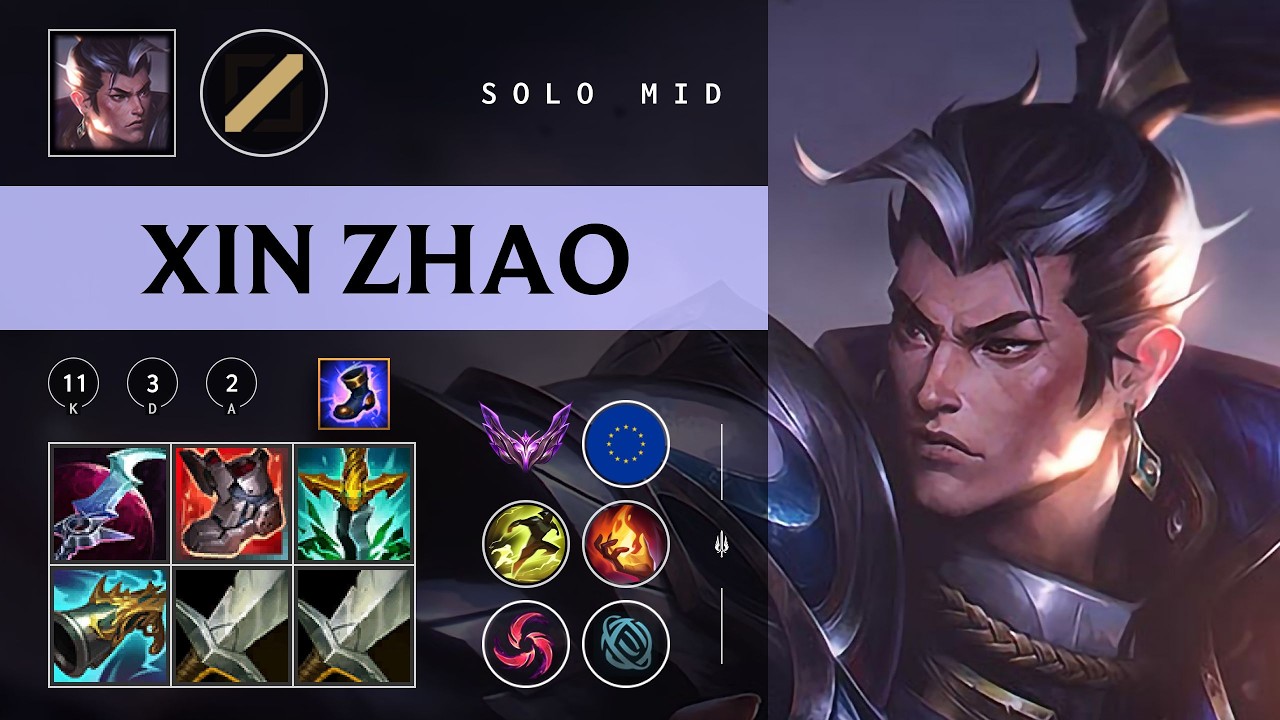 Xin Zhao Mid vs Talon - EUW Master Patch 26.04