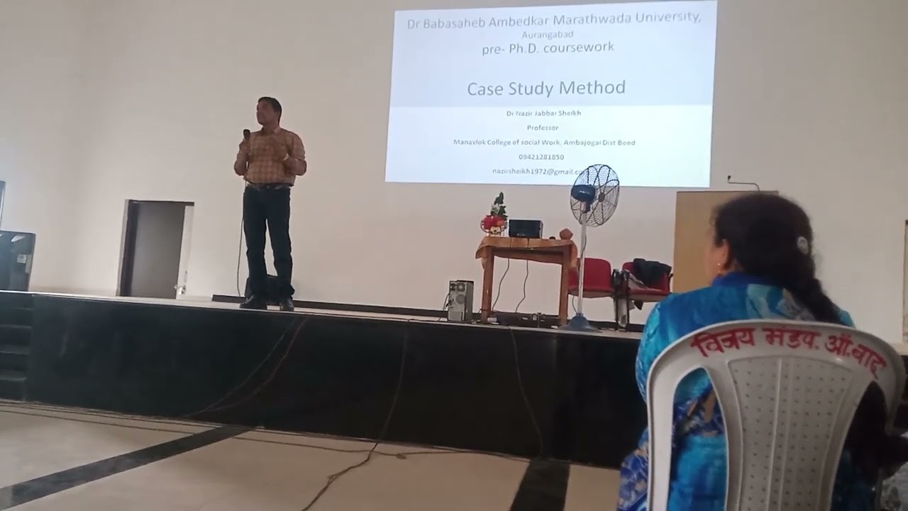 Pre-PhD course work, Dr Babasaheb Ambedkar Marathwada University, Aurangabad, Maharashtra state