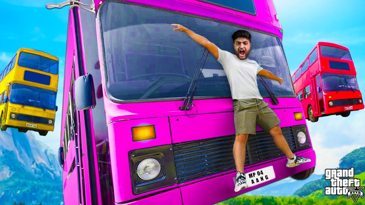Craziest GTA 5 Bus Race Ever… Ending Was INSANE 😈