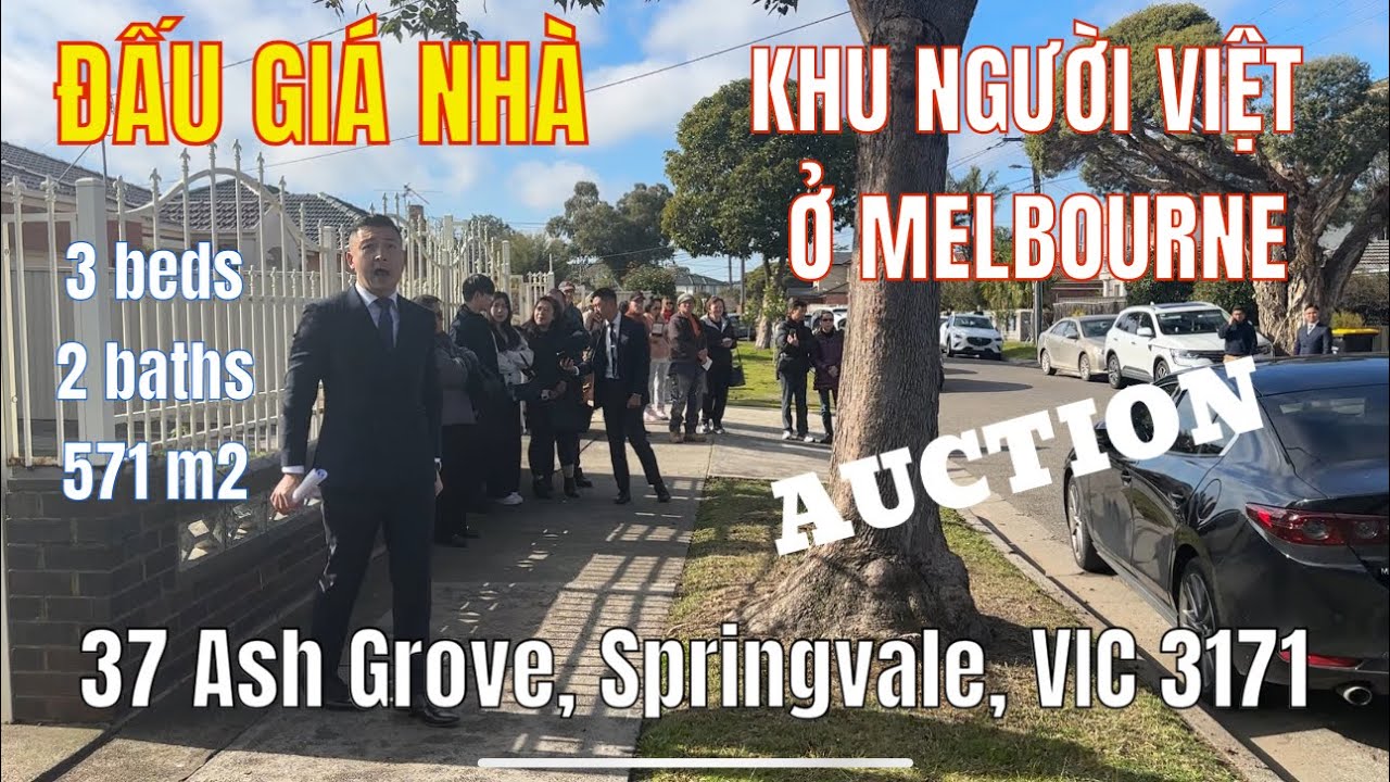 131. Đấu giá nhà ở khu người Việt vùng Springvale Melbourne Úc 🇦🇺