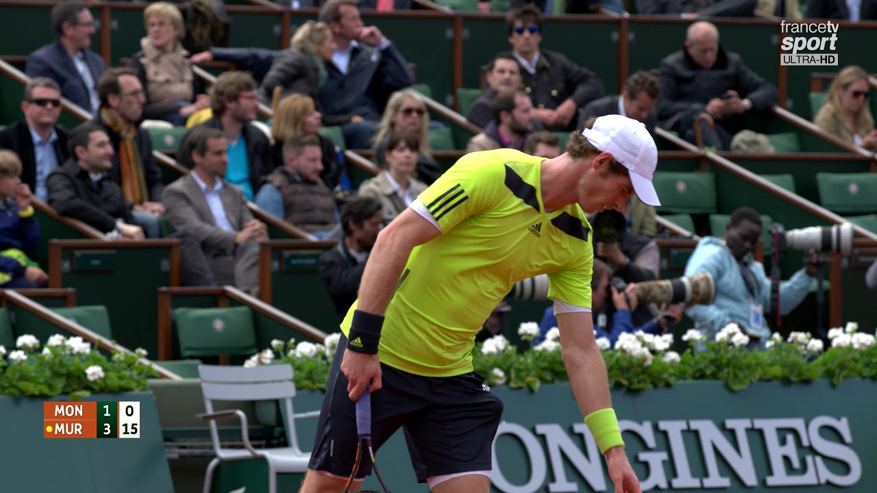 Roland-Garros 2014 : Andy Murray Gaël Monfils 4K UHD