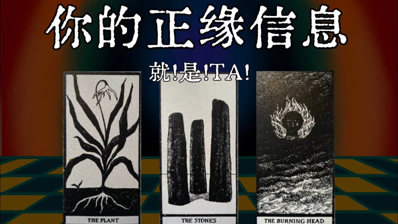 🌷「正緣」就！是！TA！你的正緣信息 何時遇到  TA是誰 帶來什麼樣的情感