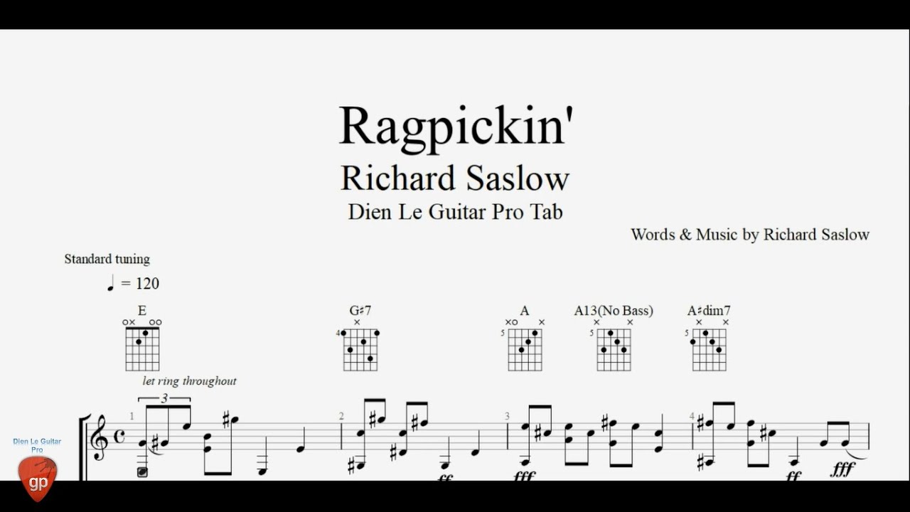 Ragpickin' - Guitar Tabs