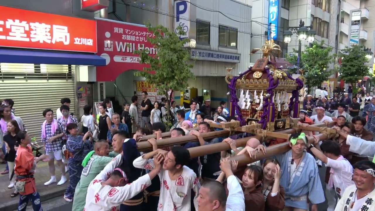 20250823立川諏訪神社宵宮　魁さんほか