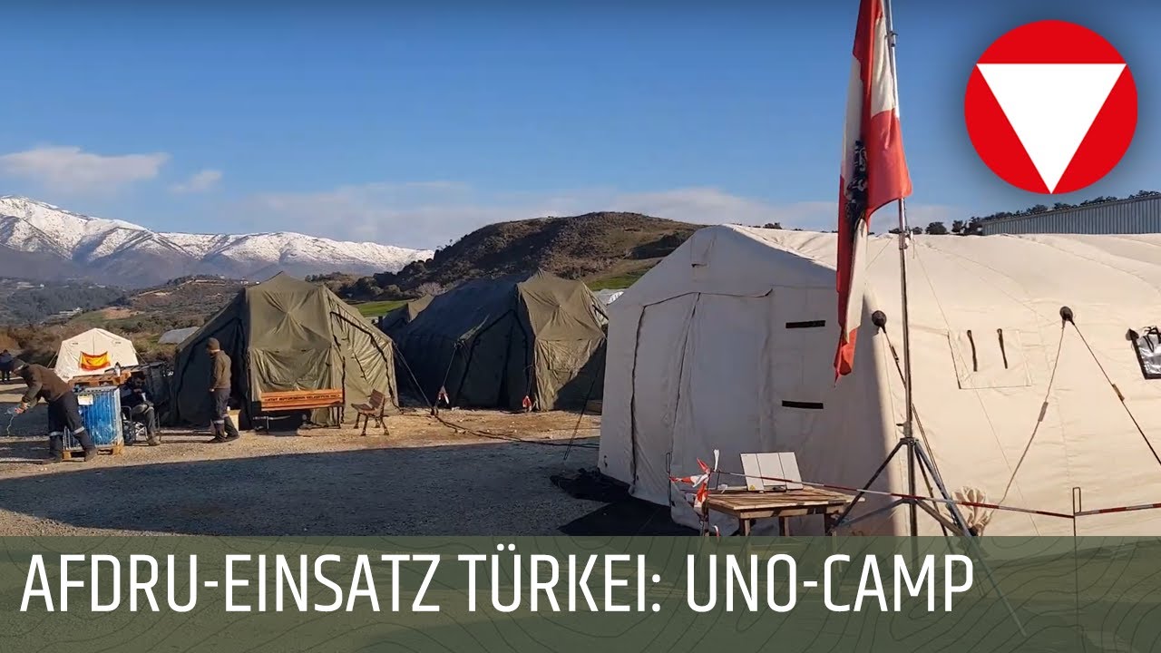 Katastrophenhilfe in der T&uuml;rkei - Internationales Camp der UNO