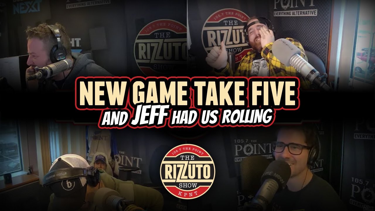 NEW GAME time... We shall call it TAKE FIVE! Jeff's answers had us rolling with laughter!