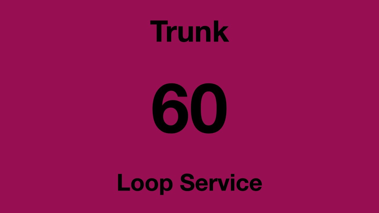 [SBS Transit] Trunk Bus Service 60 Hyperlapse