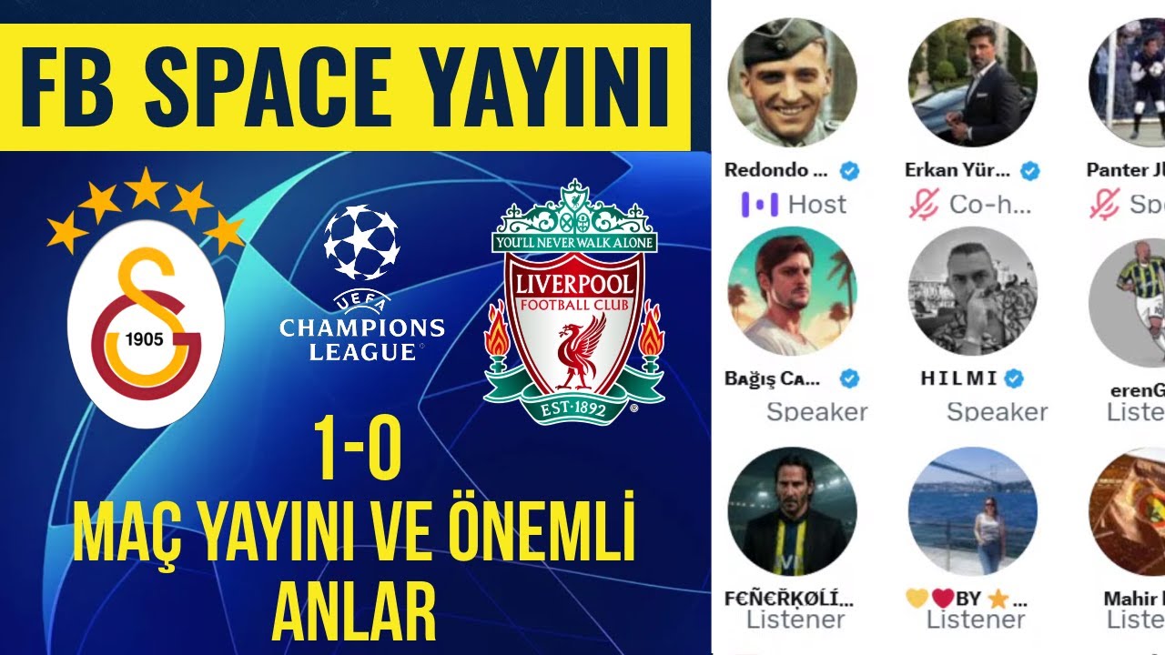 Galatasaray 1-0 Liverpool Maç Yayını ve Önemli Anlar | Şampiyonlar Ligi
