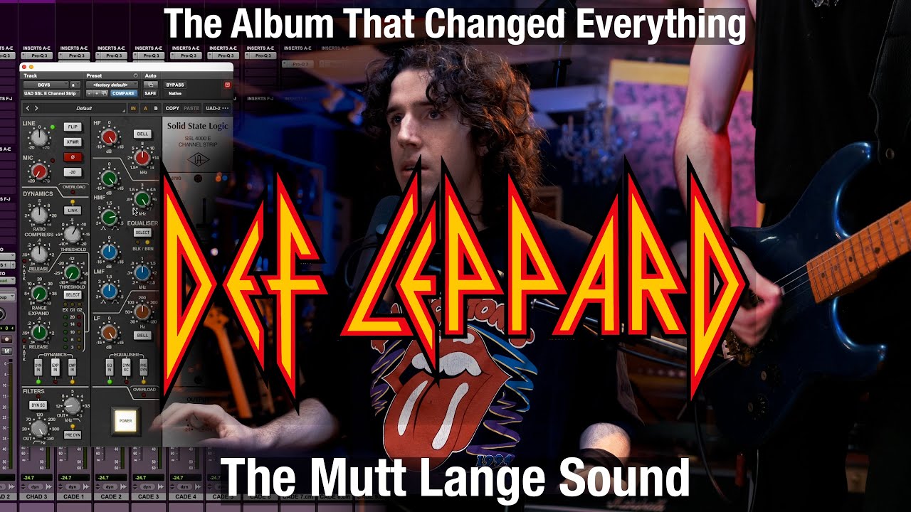 Pyromania and The Mutt Lange Sound | Recreating Photograph by 