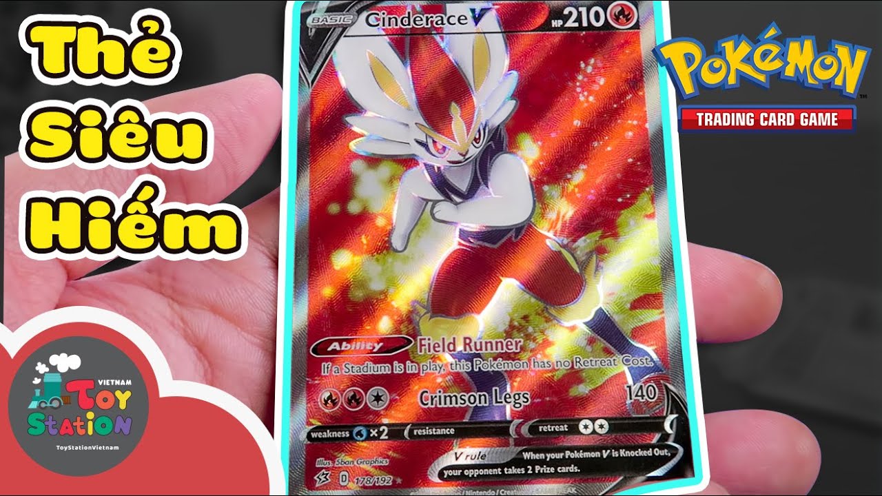 Bất ngờ khi mở thẻ Pokemon TCG Sword and Shield Reble Clash ToyStation 490