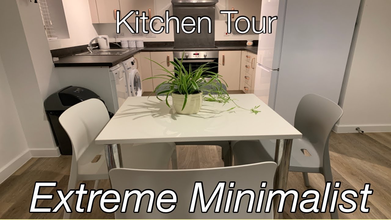 EXTREME MINIMALIST | MINIMALIST KITCHEN TOUR