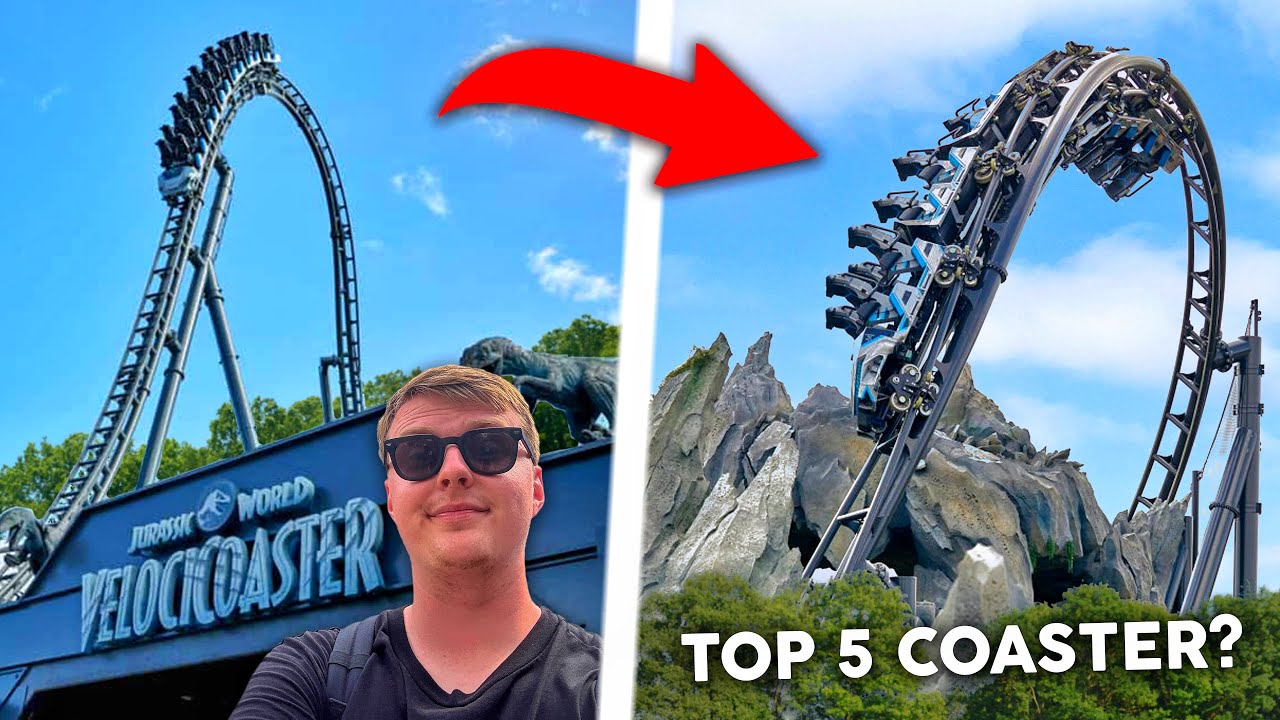 My FIRST EVER Ride on VelociCoaster!! TOP 5?? - Universal Orlando Vlog