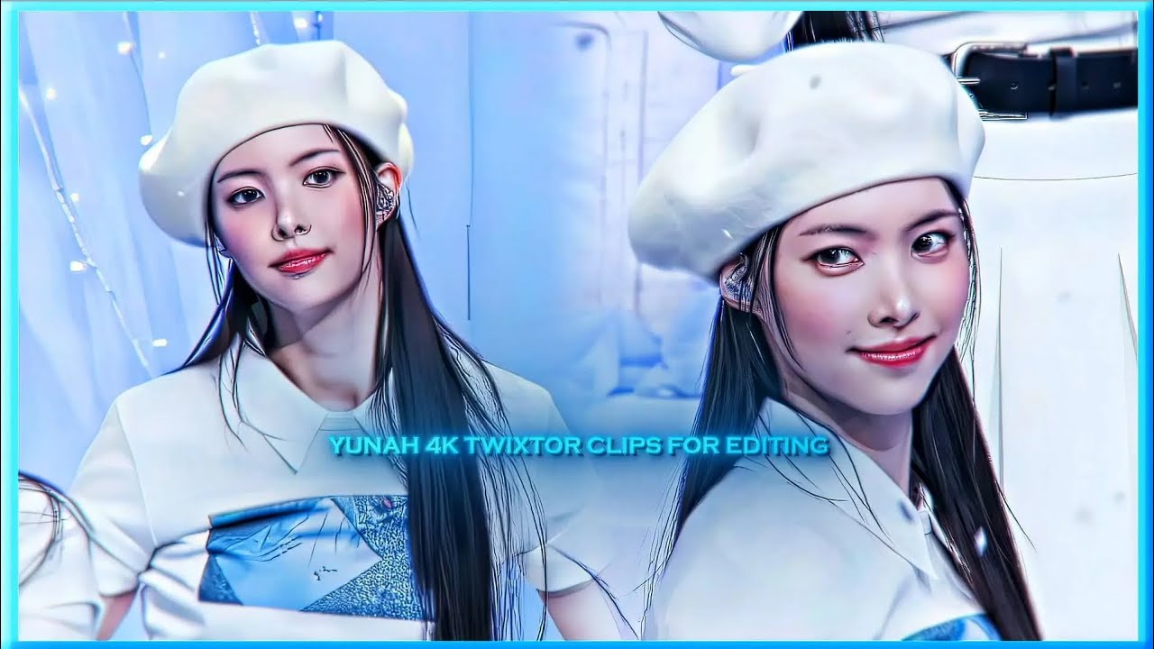 YUNAH 4K TWIXTOR CLIPS FOR EDITING AE SHARPEN+TOPAZ