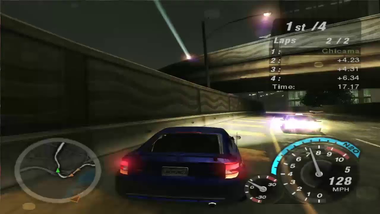 Need For Speed Underground 2 Speedrun de chegar primeiro que os outros carrokk