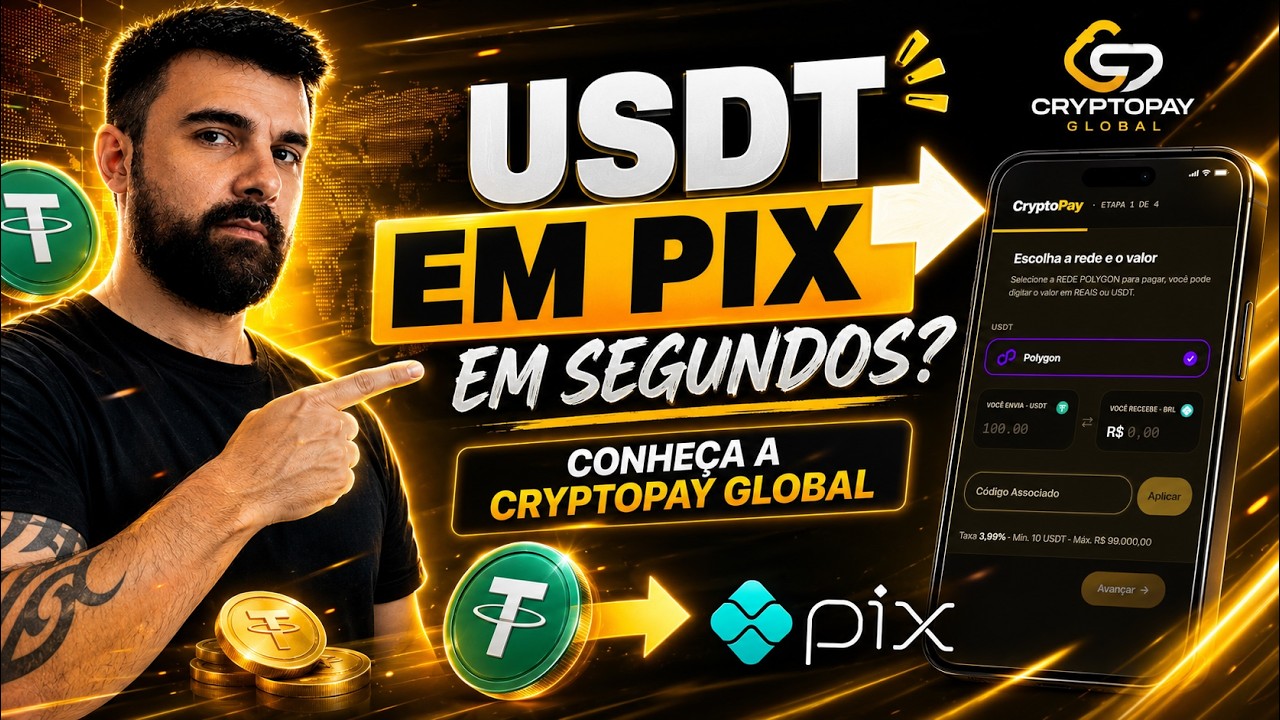 Transforme USDT em PIX de Forma Pr&aacute;tica com a Cryptopay Global