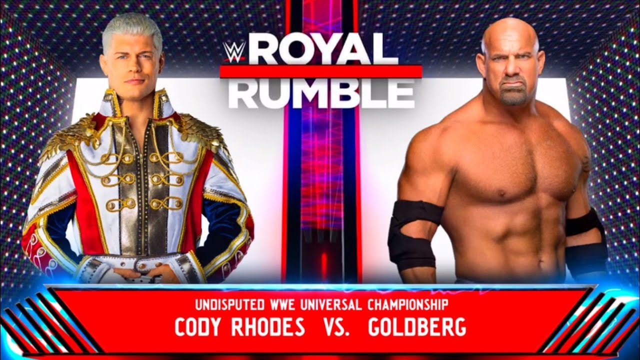 WWE2K24 Cody Rhodes VS Goldberg Match Gameplay!