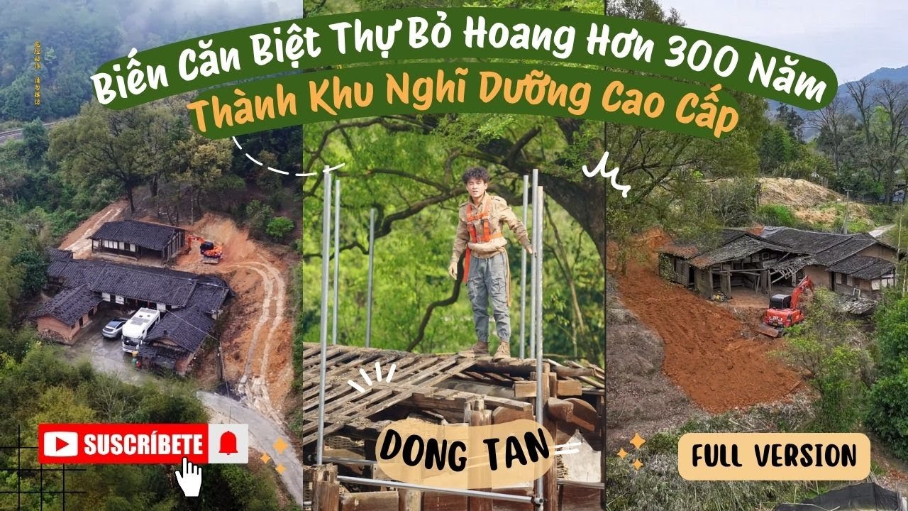 Full Version | Biến Căn Biệt Thự Bỏ Hoang Hơn 300 Năm, Thành Khu Nghỉ Dưỡng Sang Trọng | Đông Tần