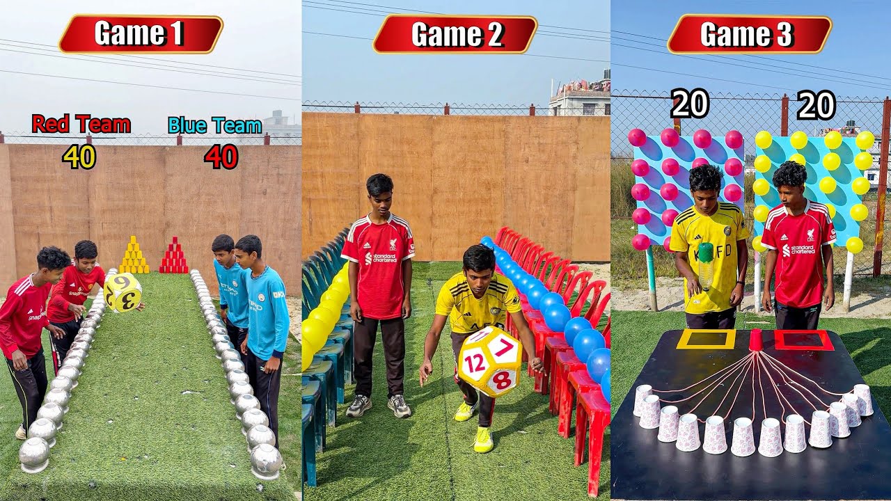 Score game showdown! who will win the each challenge? 