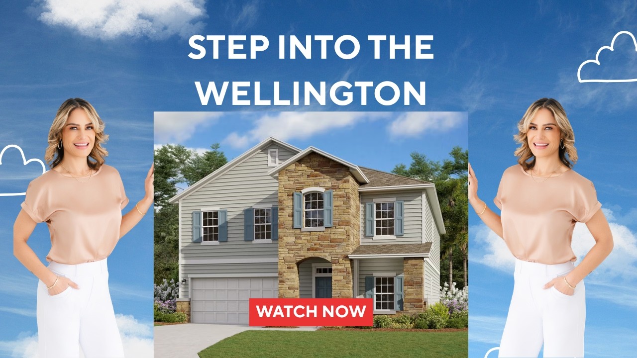Tour The Wellington by Dream Finders Homes in Wilford Preserve |  New Construction Home Tour