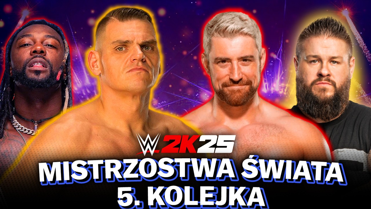 🔴MISTRZOSTWA ŚWIATA WRESTLINGU WWE 2K25 (5. Kolejka) | Ostatnie Trzy Miejsca W Fazie Pucharowej!