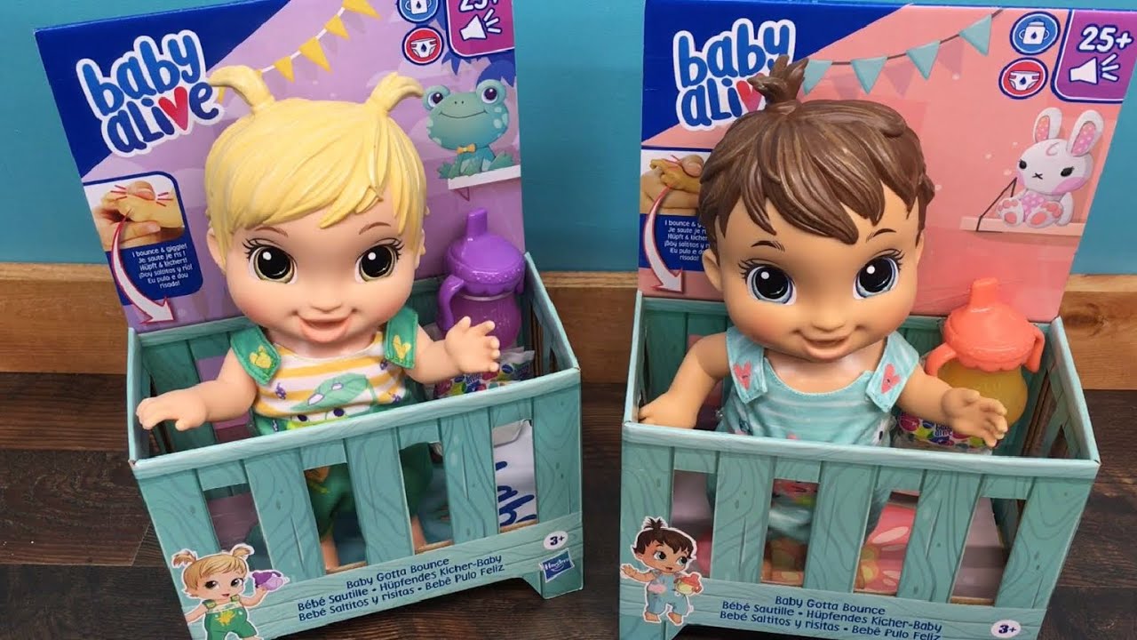 Unboxing and Testing Baby Alive Baby Gotta Bounce Doll