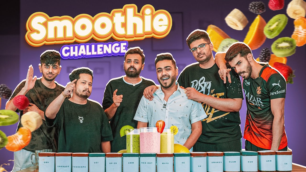 THE ULTIMATE SMOOTHIE MAKING COMPETITION | BGMI EDITION