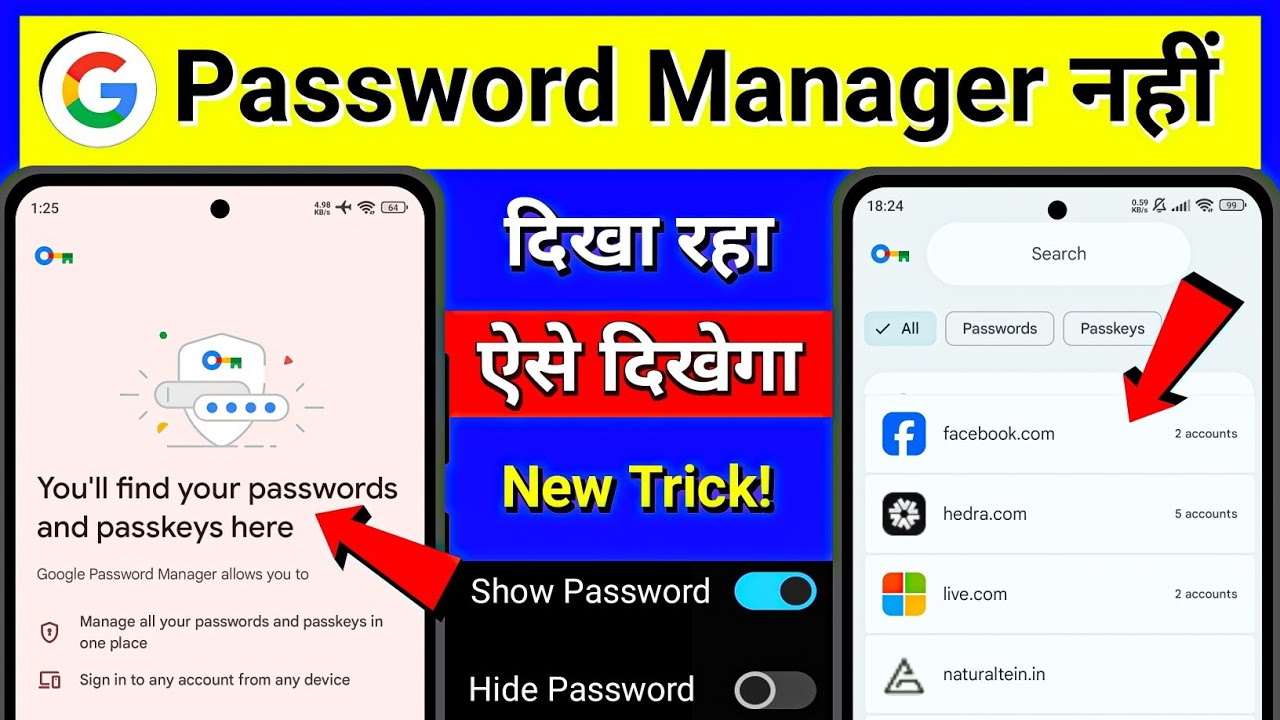 Google Password Manager Not Showing Password Problem Solve✅| Manager You'll Find Your Password Here
