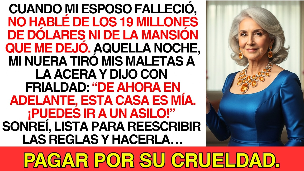 “El Día Que Quedé Viuda, Mi Nuera Gritó ‘Ahora Yo Mando, ¡Vete Al Asilo!’… Ignoraba Mis US$ 19M”