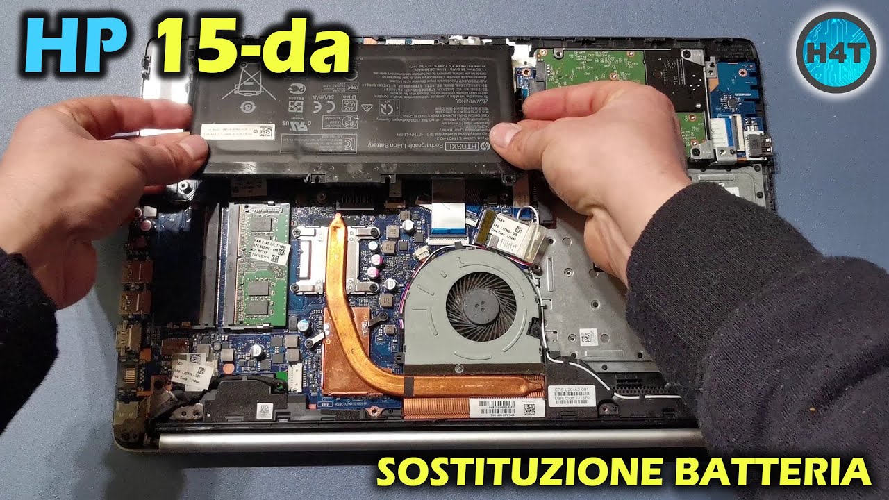 HP 15-da | Sostituzione Batteria (Battery Replacement)