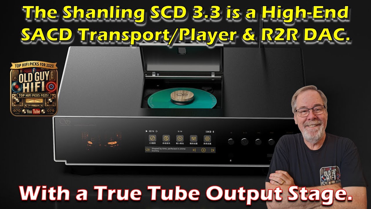 Shanling SCD 3.3 — это высококачественный SACD-транспорт/проигрыватель и R2R ЦАП. Оснащён ламповы...