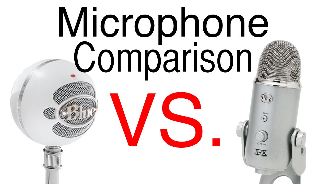 Blue Yeti VS Blue Snowball Microphone Review with Voice Comparison