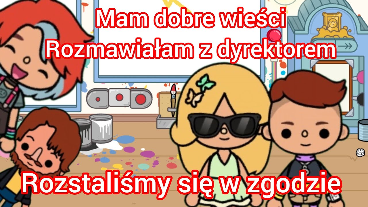 Mam dobre wieści😃Rozmawiałam z dyrektorem🎉 Rozstaliśmy się w zgodzie😊💔historyjki toca boca po polsku