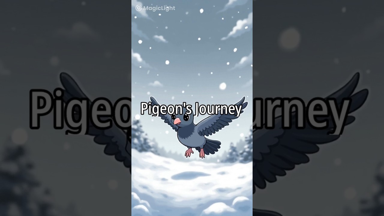 Pigeon’s Winter Journey Home, A Short Story of Courage and Heart 