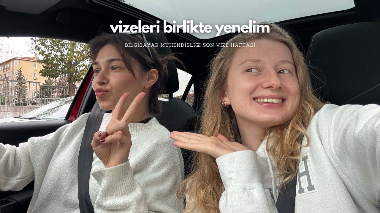 öğrencilik hayatımızın son vize haftası bitmiştir ! | bilgisayar mühendisliği #vlog
