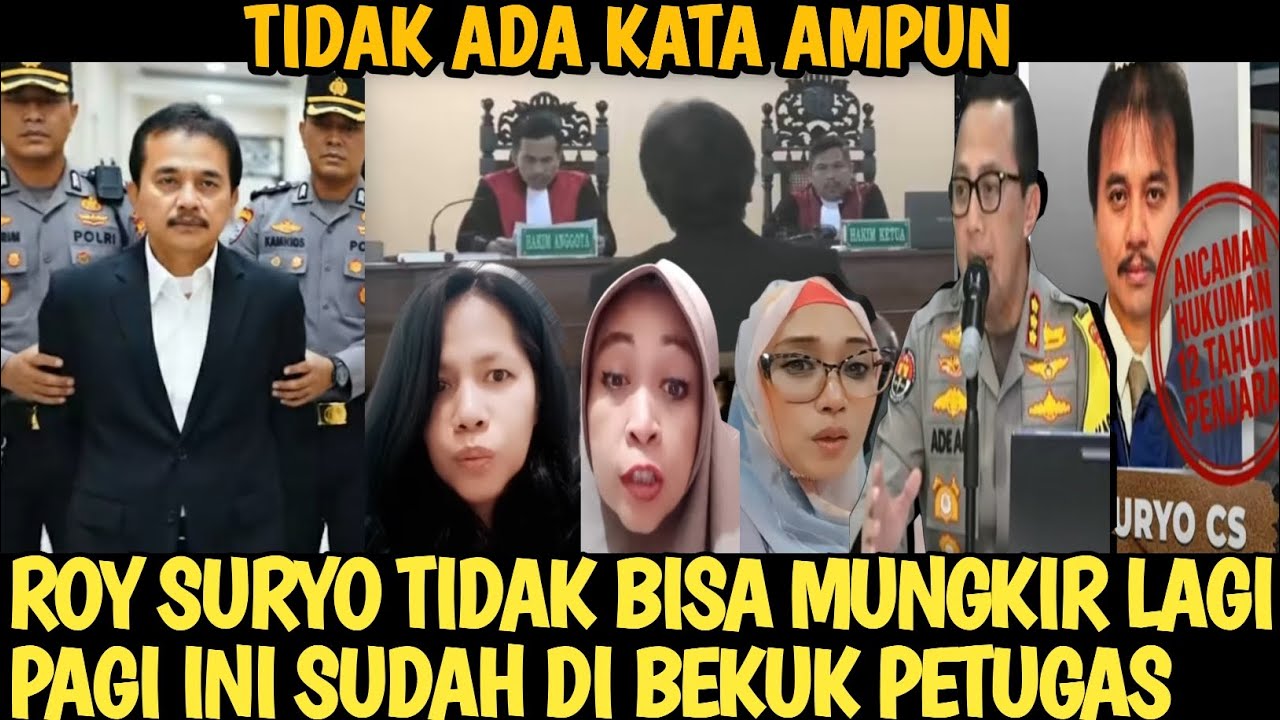Kabar terkini!! Roy Suryo CS pagi ini sudah di bekuk petugas 
