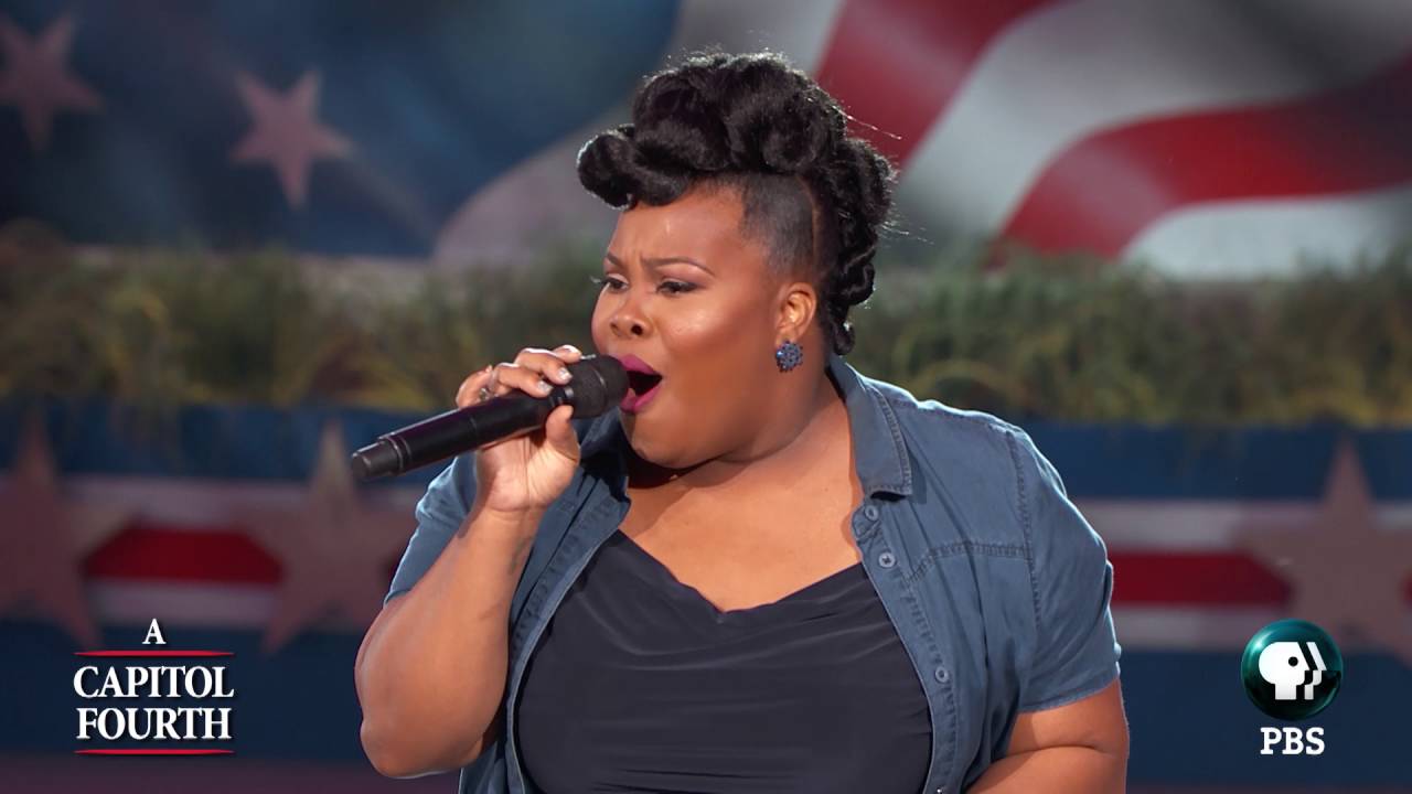 Amber Riley Performs on the 2016 A Capitol Fourth