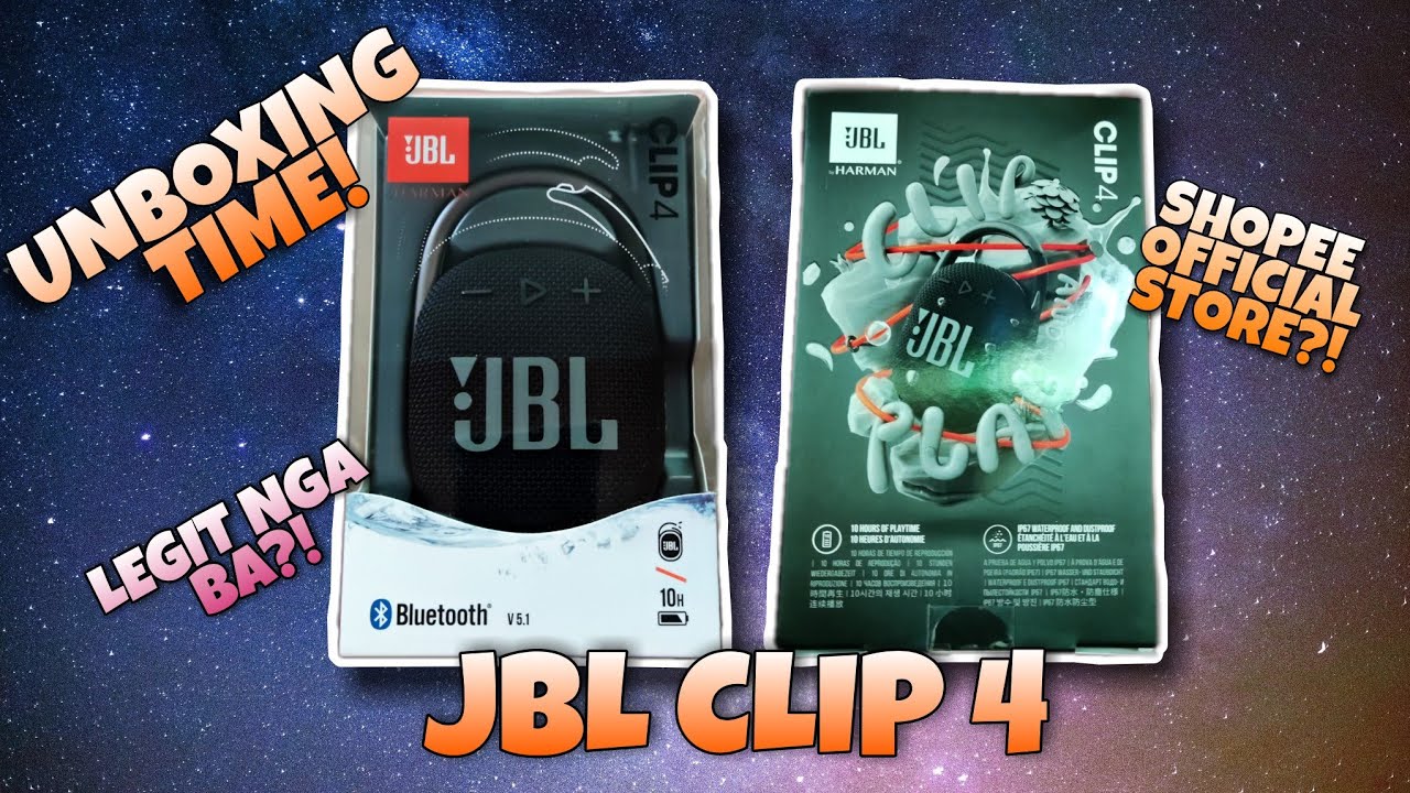 JBL Clip 4 (Black) | Unboxing