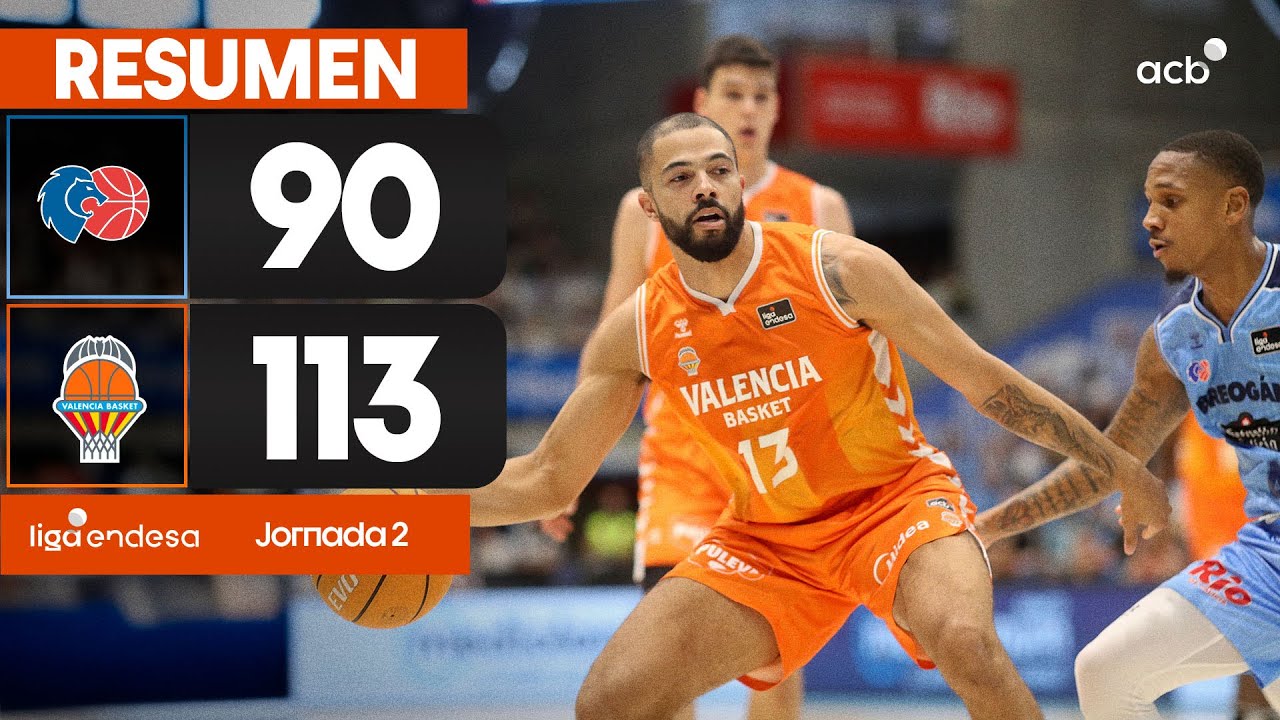 R&iacute;o Breog&aacute;n - Valencia Basket (90-113) RESUMEN | Liga Endesa 2025-226