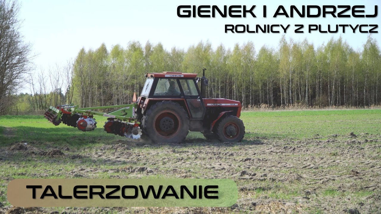 Talerzowanie u Gienka i Andrzeja rolnicy z Podlasia Ursus 1014 Plutycze