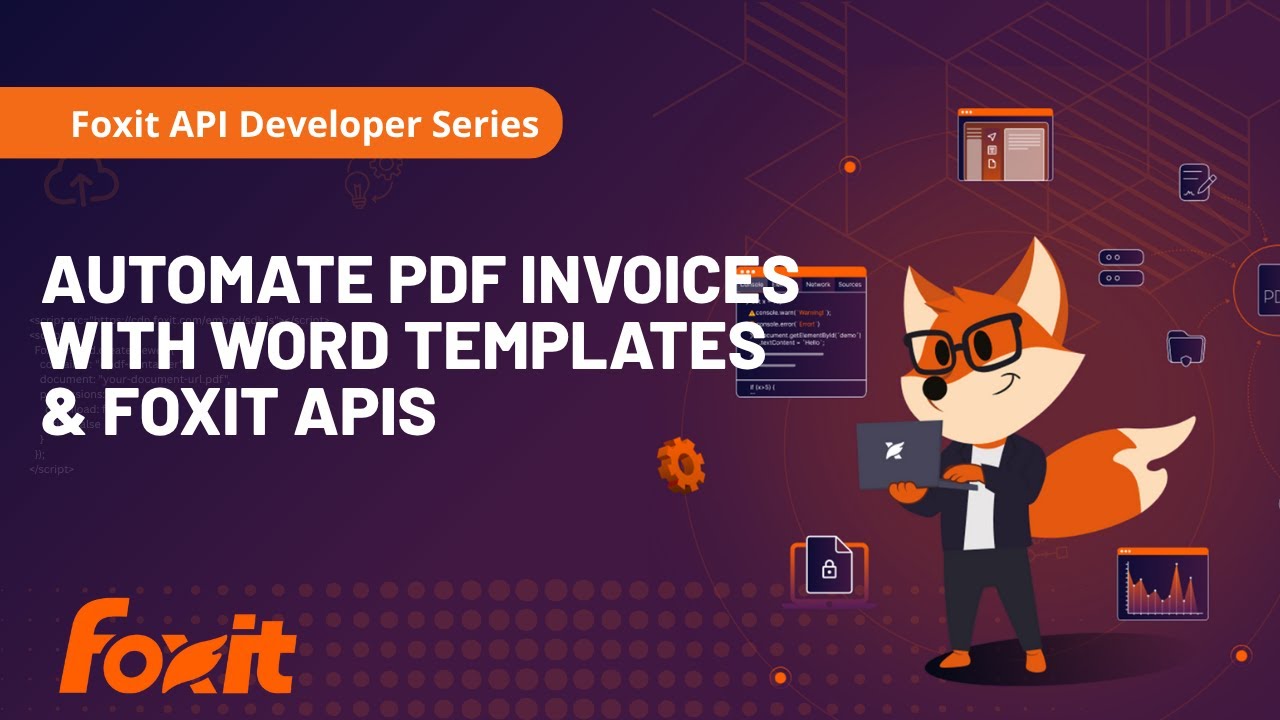 Automate PDF Invoices with Python, Word Templates, & Foxit APIs