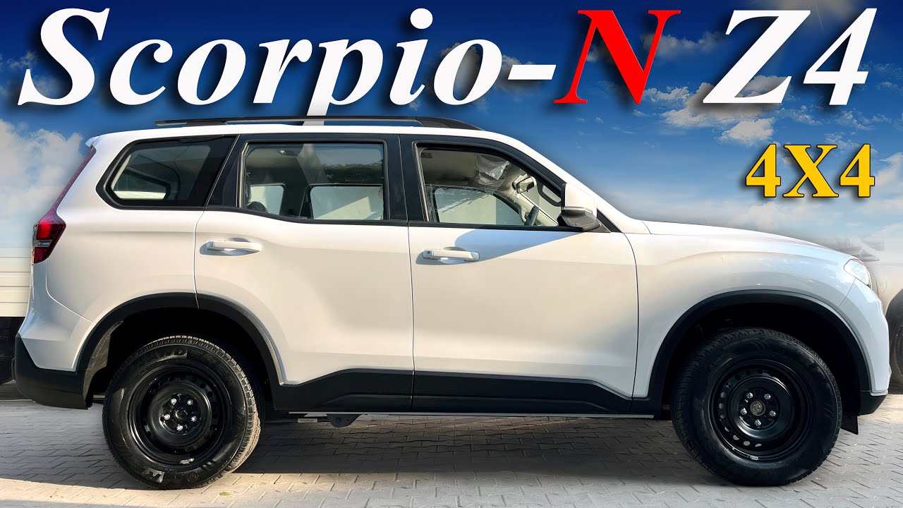 Scorpio N Z4 Diesel MT 4WD 7 STR 2025 | Best 4X4 Car | Detailed Walkaround | Features & Prices
