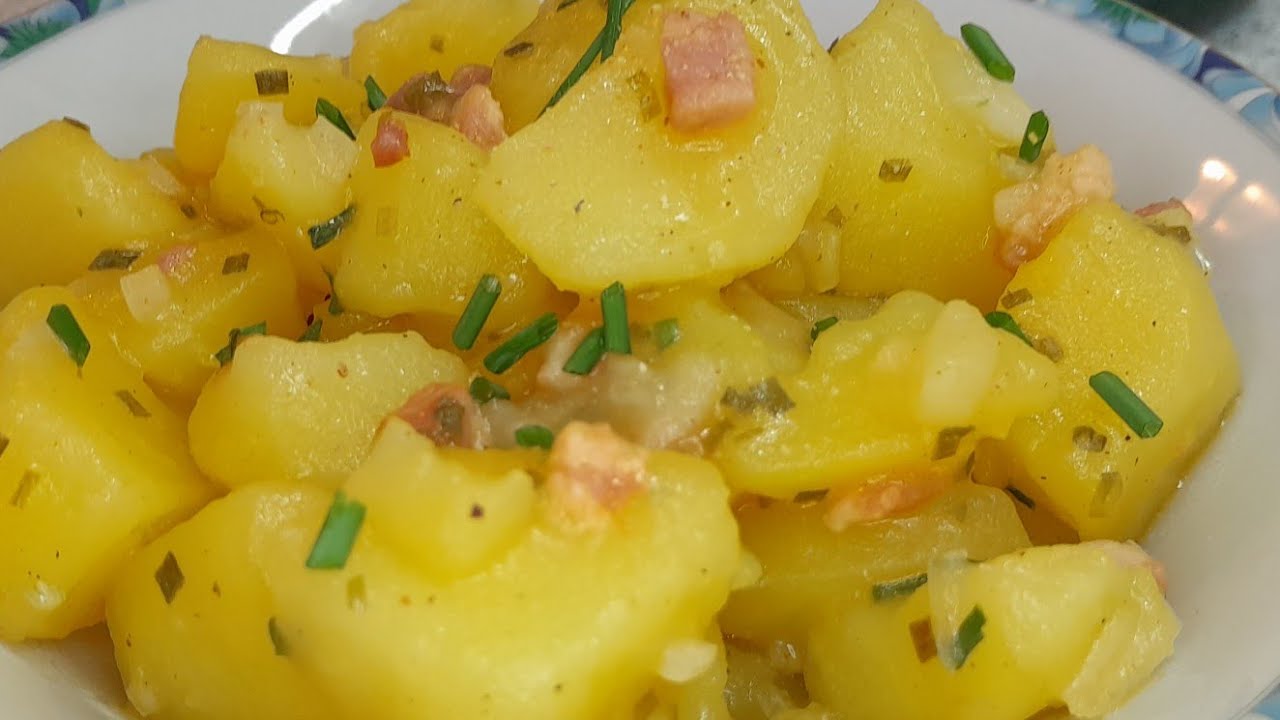 Speck- Kartoffelsalat ohne Mayo🥔 🥰