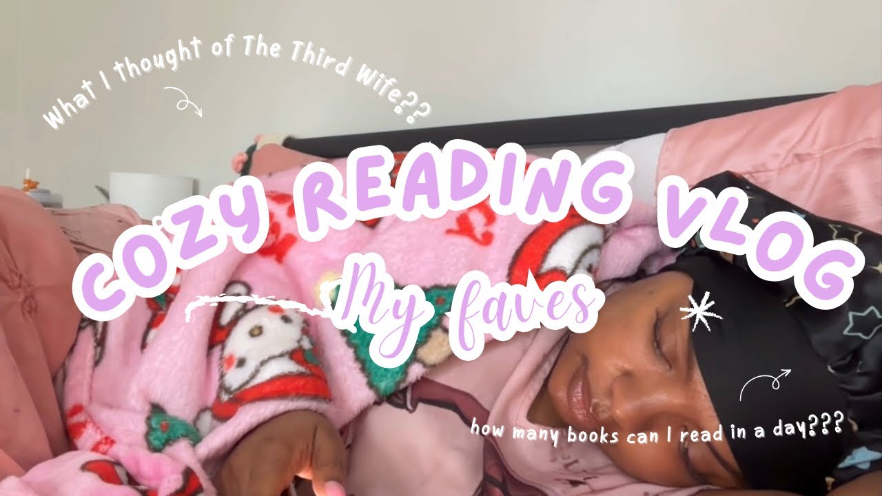 Cozy Reading Vlog(except it’s just me reading like 4 books at once😂)