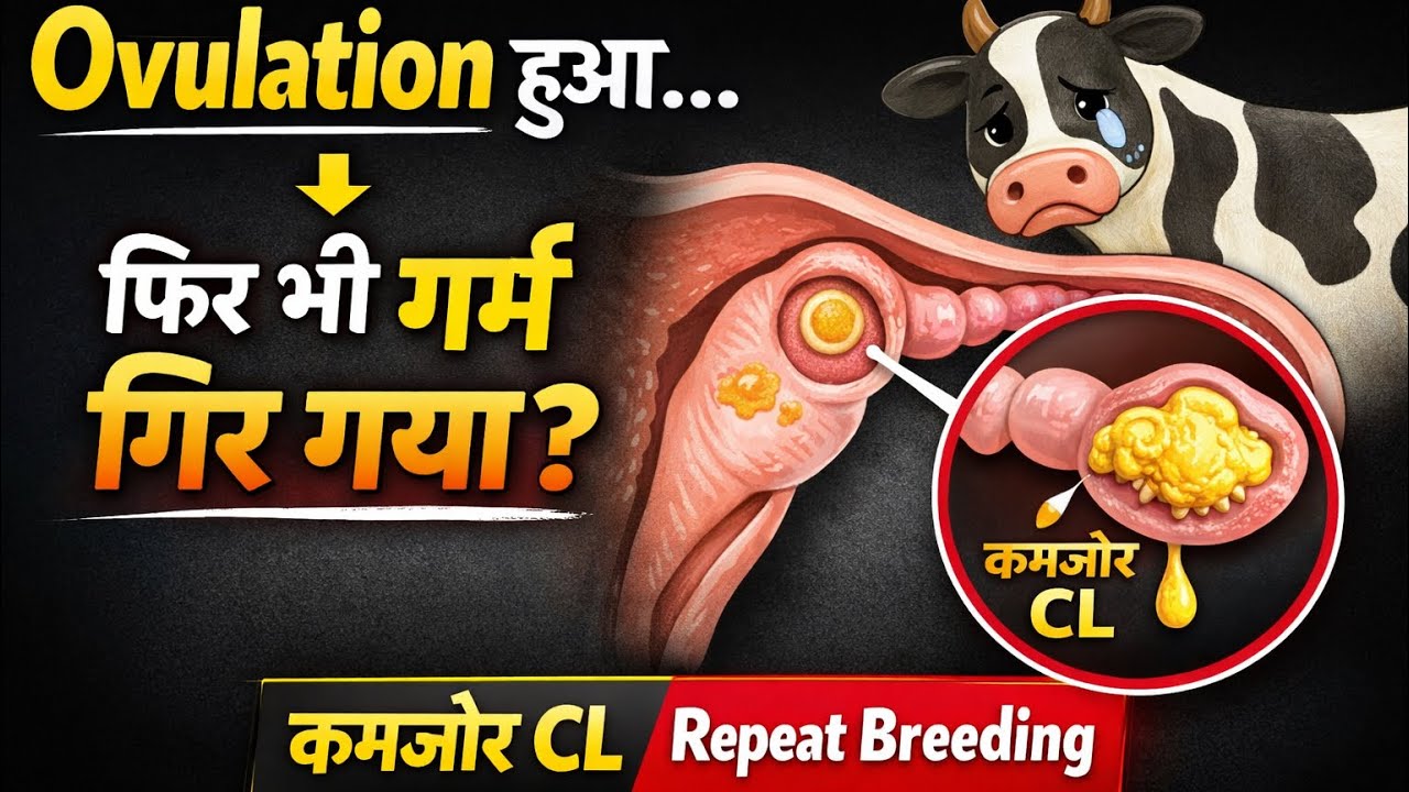 Ovulation हो गया फिर भी गर्भ क्यों नहीं टिकता? | Weak CL Explained | Repeat Breeding #4