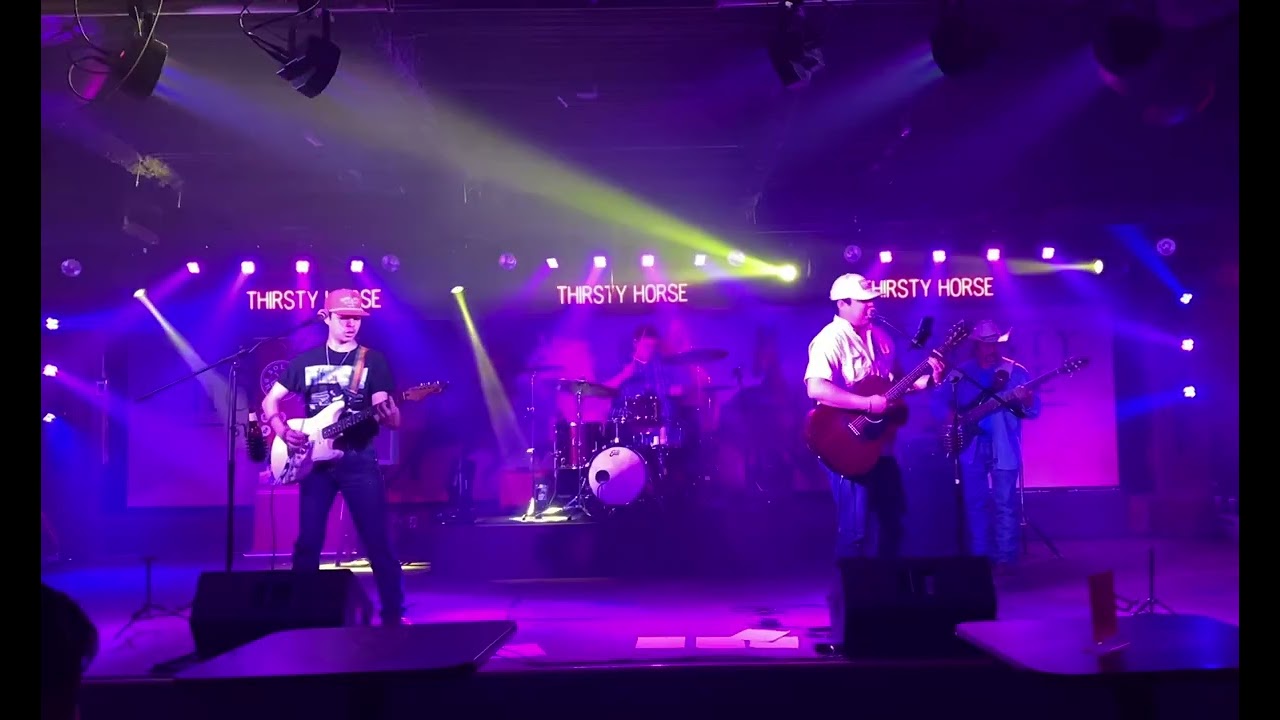 Solis Brothers at Thirsty Horse Saloon on 2/16/22. Cover of Fast as You by Dwight Yoakam